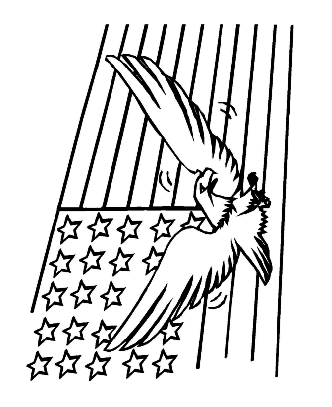 Dibujo para colorear: Águila (Animales) #332 - Dibujos para colorear