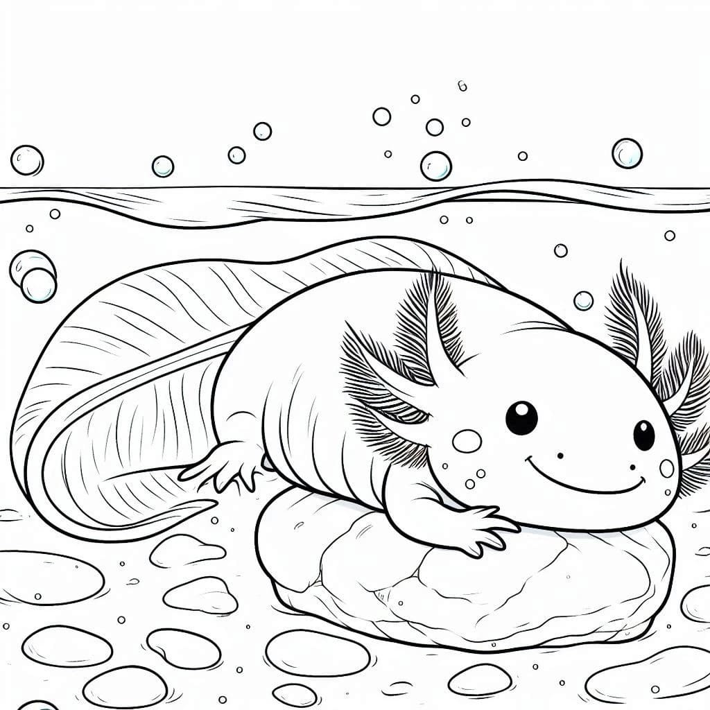 Dibujo gratuito Ajolote #220205 de la coleccion Animales para imprimir