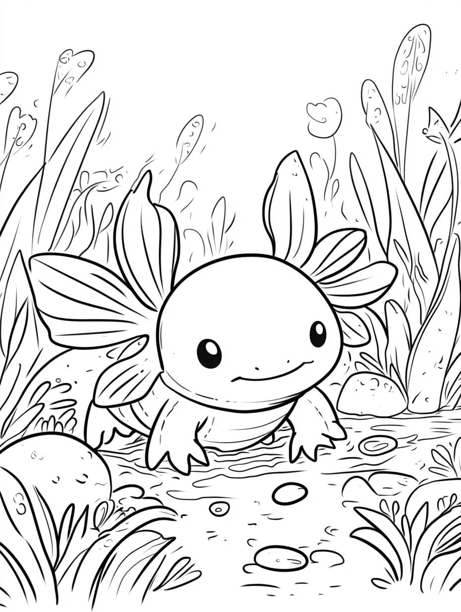 Dibujo gratuito Ajolote #220222 de la coleccion Animales para imprimir