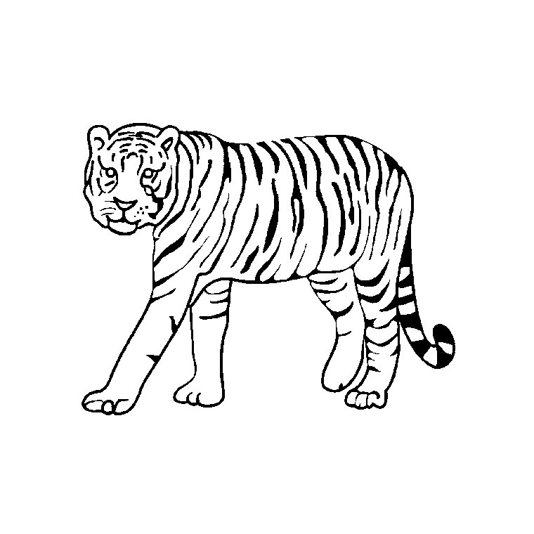 Dibujo para colorear: Animales de circo (Animales) #20845 - Dibujos para Colorear e Imprimir Gratis
