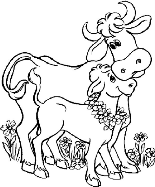 Dibujo para colorear: Animales de granja (Animales) #21420 - Dibujos para Colorear e Imprimir Gratis