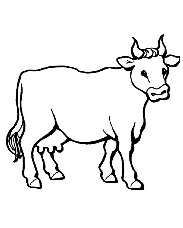 Dibujo para colorear: Animales de granja (Animales) #21456 - Dibujos para colorear