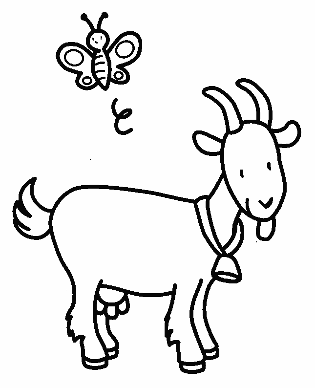 Dibujo para colorear: Animales de granja (Animales) #21483 - Dibujos para colorear