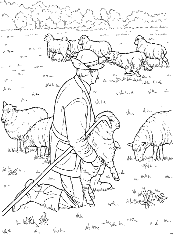 Dibujo para colorear: Animales de granja (Animales) #21552 - Dibujos para colorear