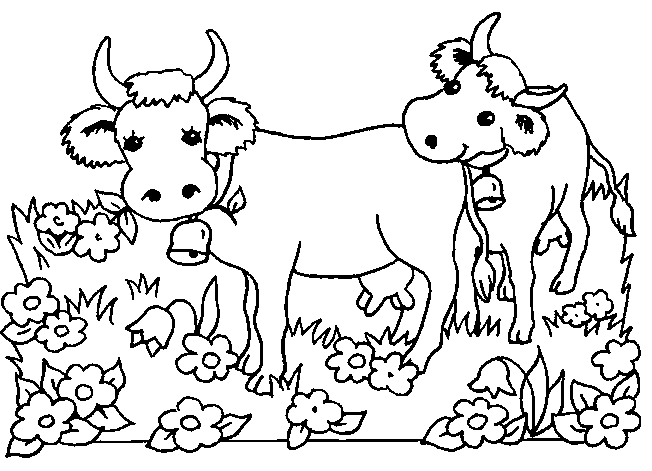 Dibujo para colorear: Animales de granja (Animales) #21559 - Dibujos para colorear
