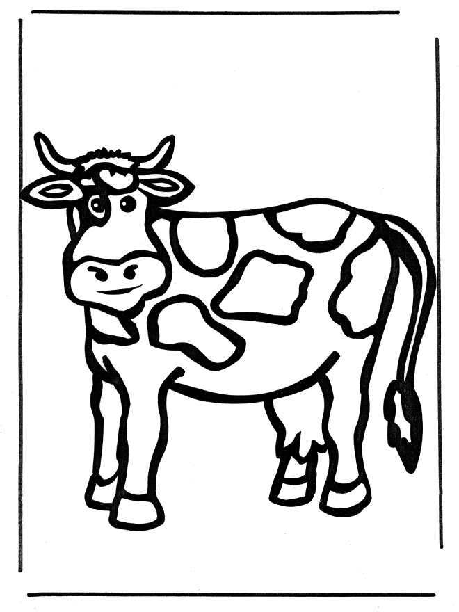 Dibujo para colorear: Animales de granja (Animales) #21574 - Dibujos para colorear
