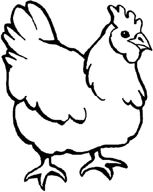 Dibujo para colorear: Animales de granja (Animales) #21610 - Dibujos para colorear