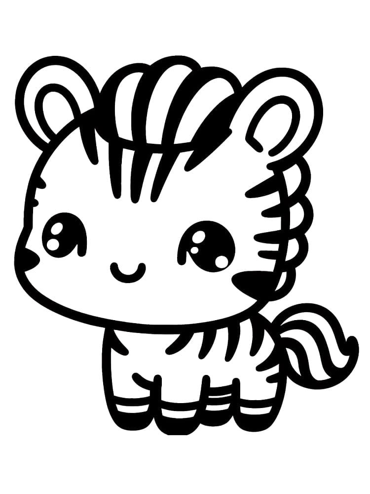 Dibujo para colorear: Animales Kawaii (Animales) #209249 - Dibujos para Colorear e Imprimir Gratis