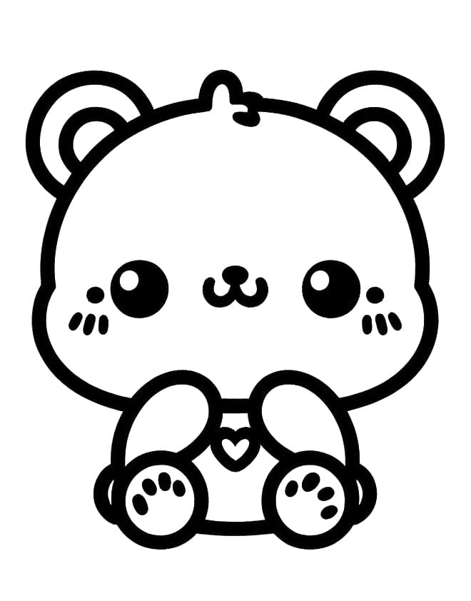 Dibujo gratuito Animales Kawaii #209254 de la coleccion Animales para imprimir