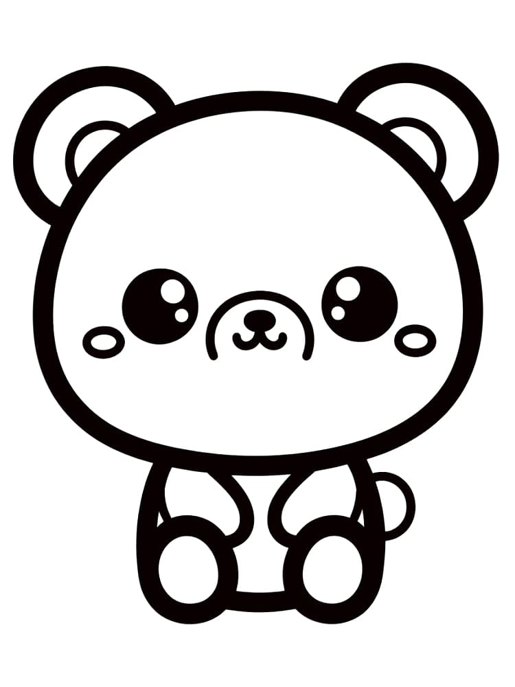 Dibujo gratuito Animales Kawaii #209255 de la coleccion Animales para imprimir