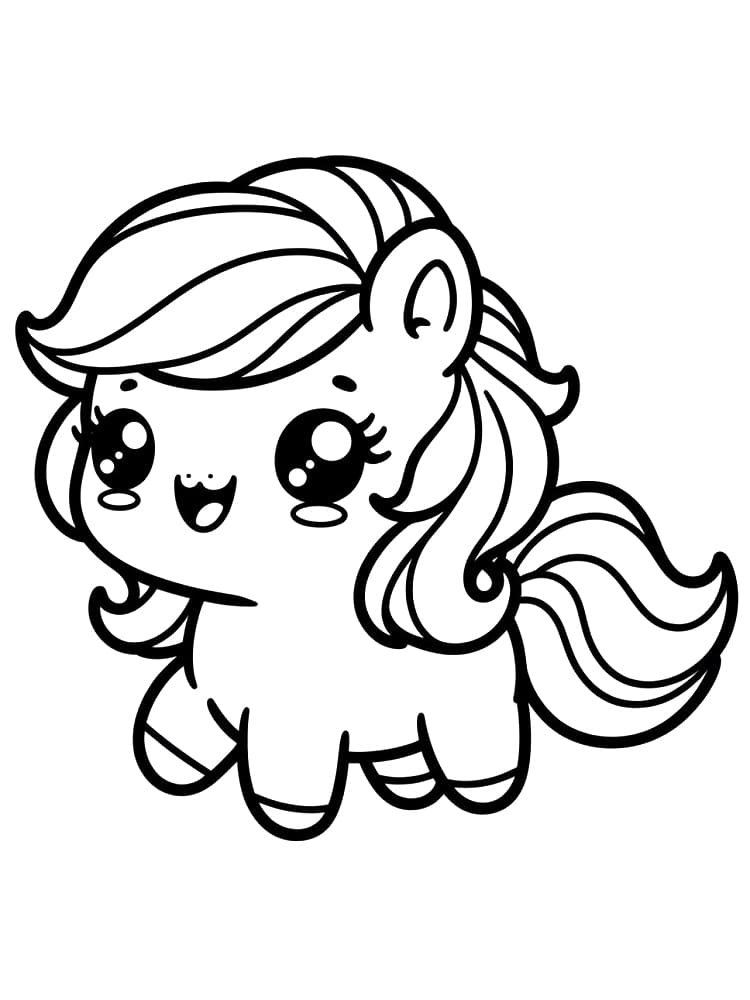 Dibujo para colorear: Animales Kawaii (Animales) #209260 - Dibujos para Colorear e Imprimir Gratis