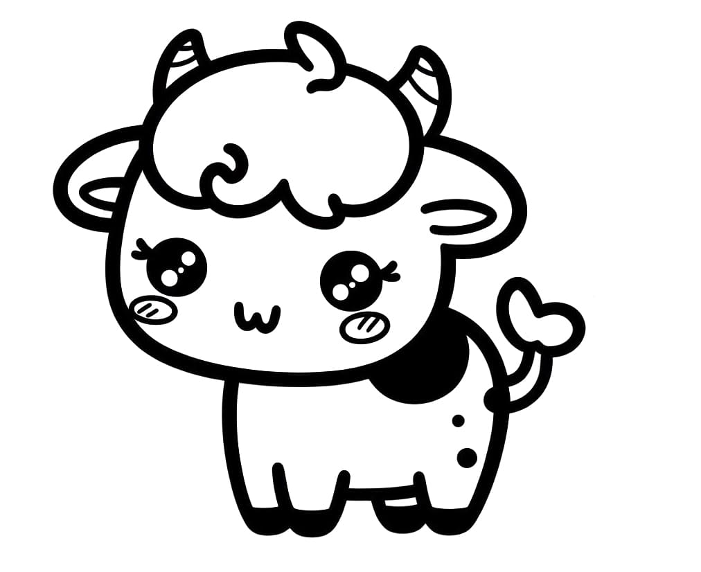 Dibujo gratuito Animales Kawaii #209262 de la coleccion Animales para imprimir