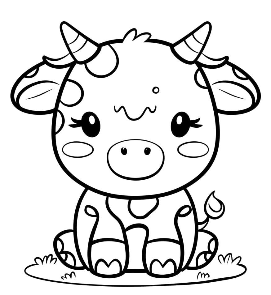 Dibujo gratuito Animales Kawaii #209268 de la coleccion Animales para imprimir