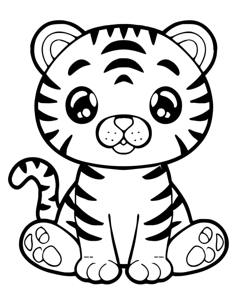 Dibujo gratuito Animales Kawaii #209269 de la coleccion Animales para imprimir