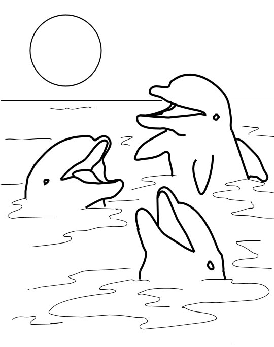 Dibujo para colorear: Animales marinos (Animales) #22191 - Dibujos para Colorear e Imprimir Gratis