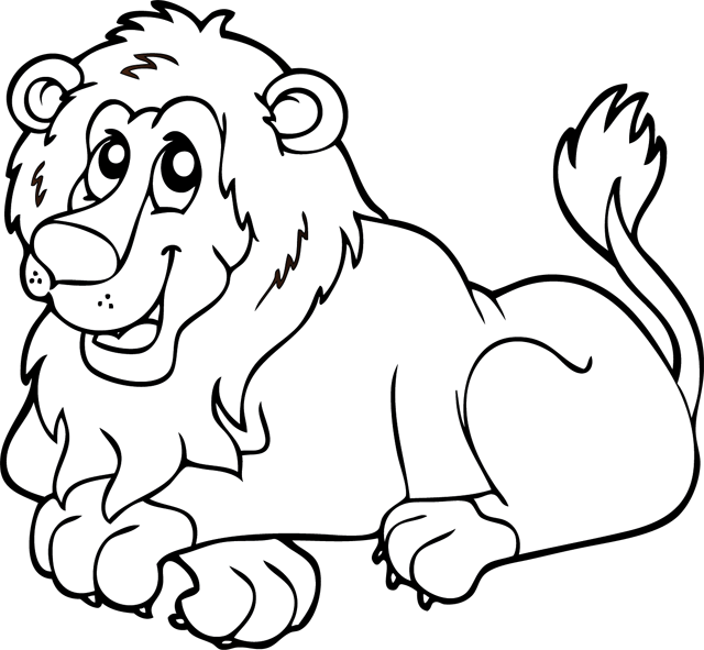 Dibujo para colorear: Animales salvajes / de la selva (Animales) #21147 - Dibujos para colorear
