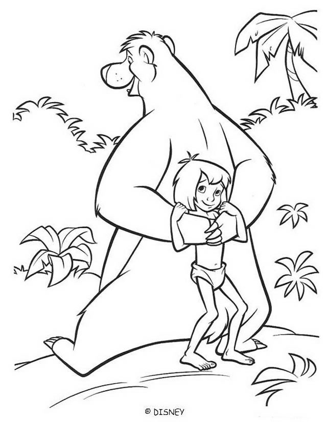 Dibujo para colorear: Animales salvajes / de la selva (Animales) #21249 - Dibujos para Colorear e Imprimir Gratis
