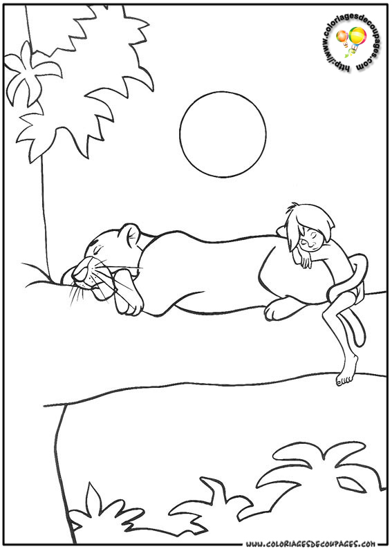 Dibujo para colorear: Animales salvajes / de la selva (Animales) #21349 - Dibujos para Colorear e Imprimir Gratis