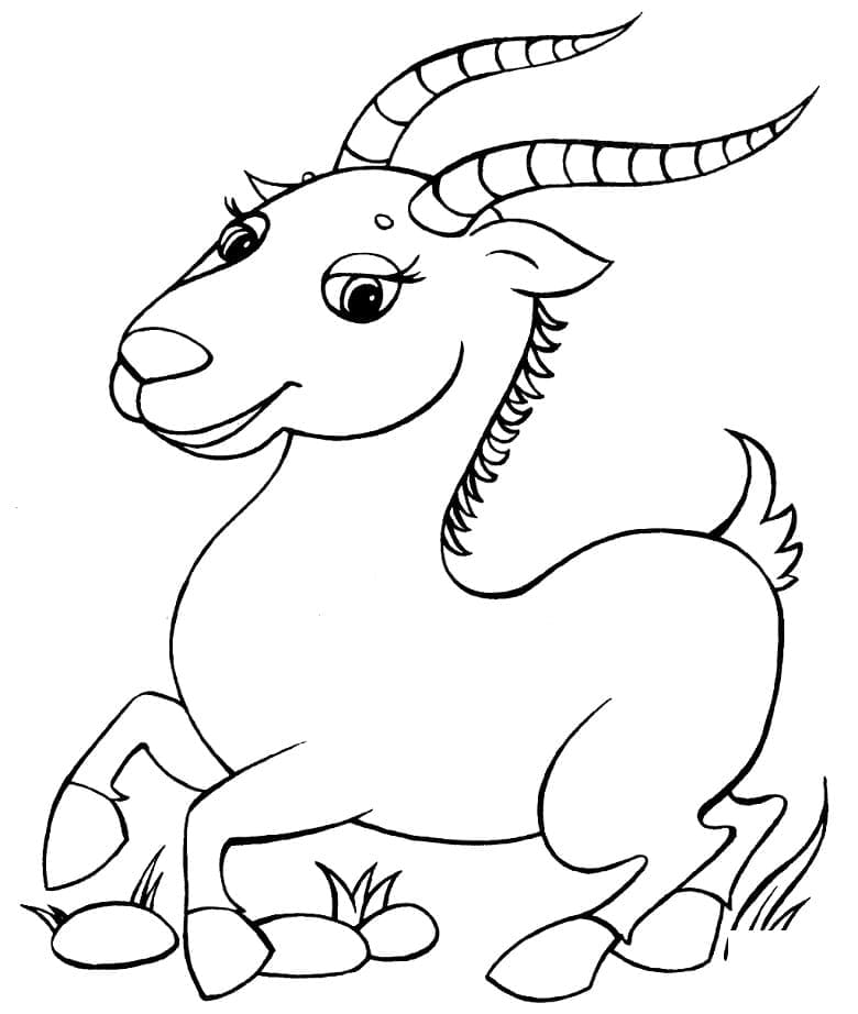 Dibujo gratuito Antílope #210767 de la coleccion Animales para imprimir