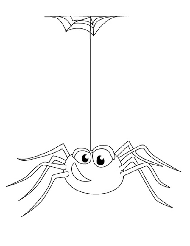 Dibujo para colorear: Araña (Animales) #575 - Dibujos para Colorear e Imprimir Gratis