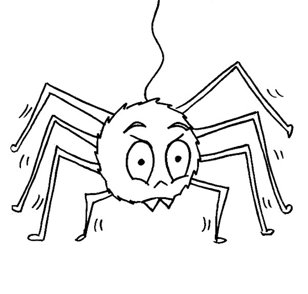 Dibujo para colorear: Araña (Animales) #585 - Dibujos para Colorear e Imprimir Gratis