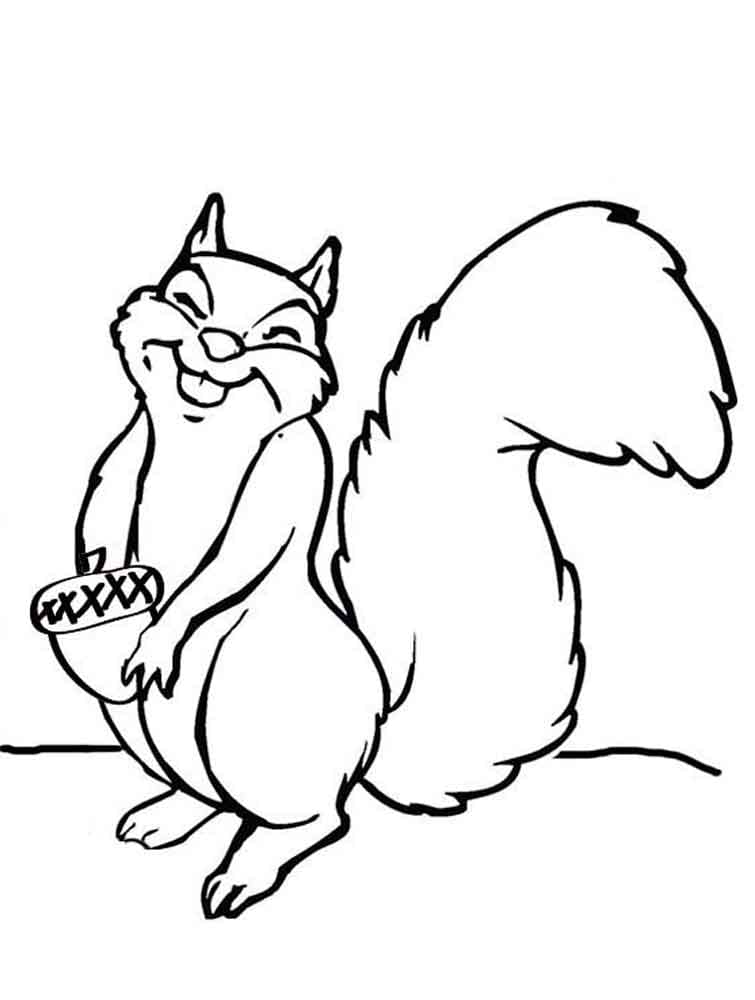 Dibujo gratuito Ardilla #177473 de la coleccion Animales para imprimir