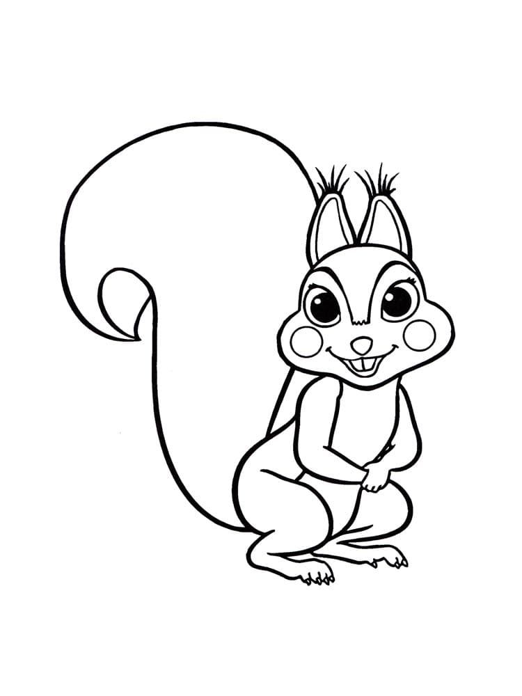 Dibujo gratuito Ardilla #177476 de la coleccion Animales para imprimir