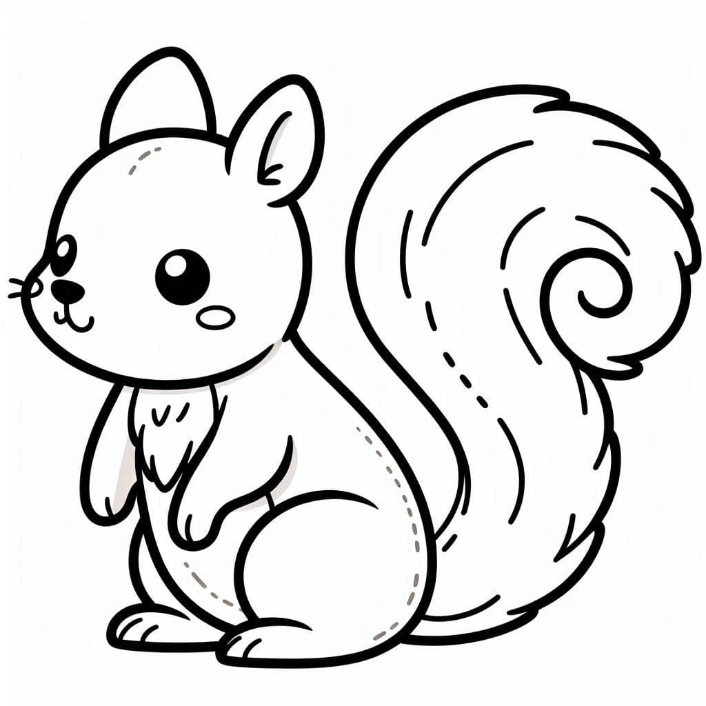 Dibujo gratuito Ardilla #216959 de la coleccion Animales para imprimir