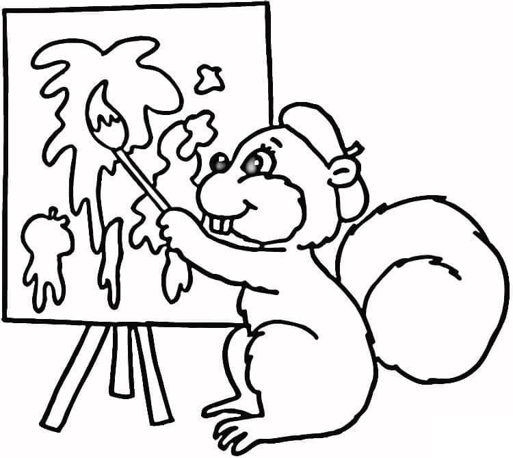 Dibujo gratuito Ardilla #216969 de la coleccion Animales para imprimir