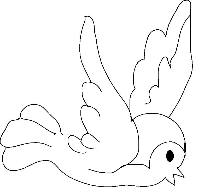 Dibujo para colorear: Aves (Animales) #11847 - Dibujos para colorear