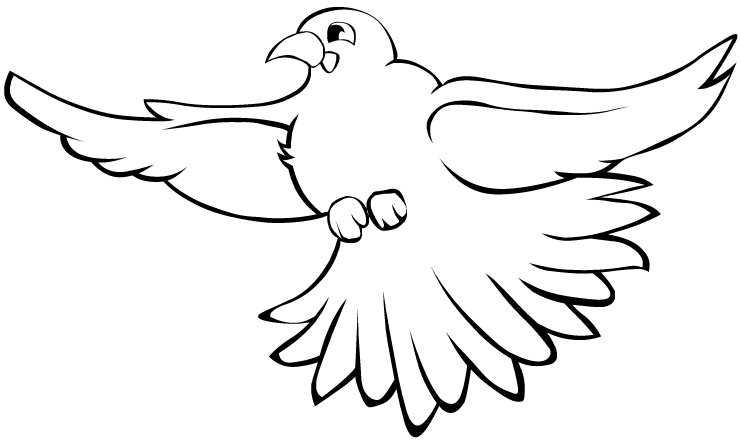 Dibujo para colorear: Aves (Animales) #11891 - Dibujos para colorear