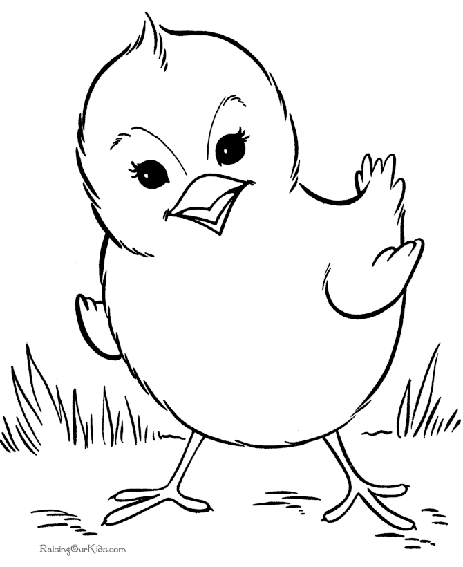 Dibujo para colorear: Aves (Animales) #11955 - Dibujos para colorear