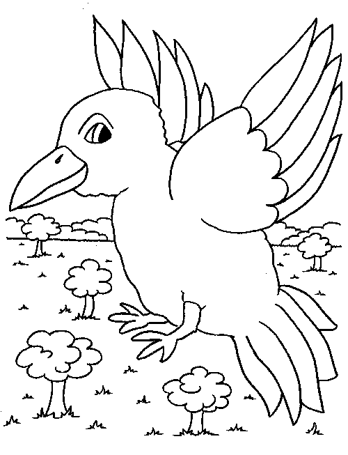 Dibujo para colorear: Aves (Animales) #11967 - Dibujos para Colorear e Imprimir Gratis