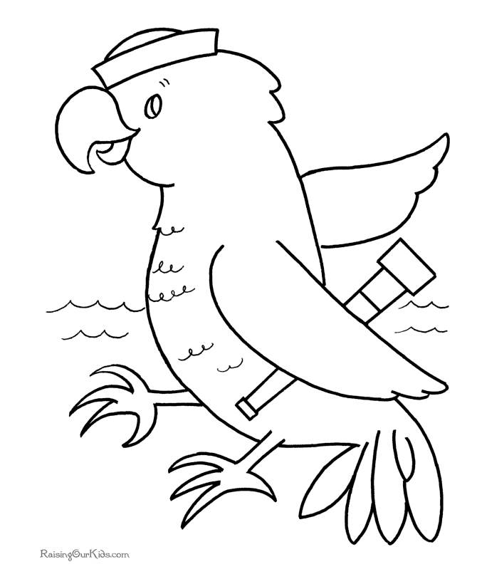 Dibujo para colorear: Aves (Animales) #11988 - Dibujos para colorear