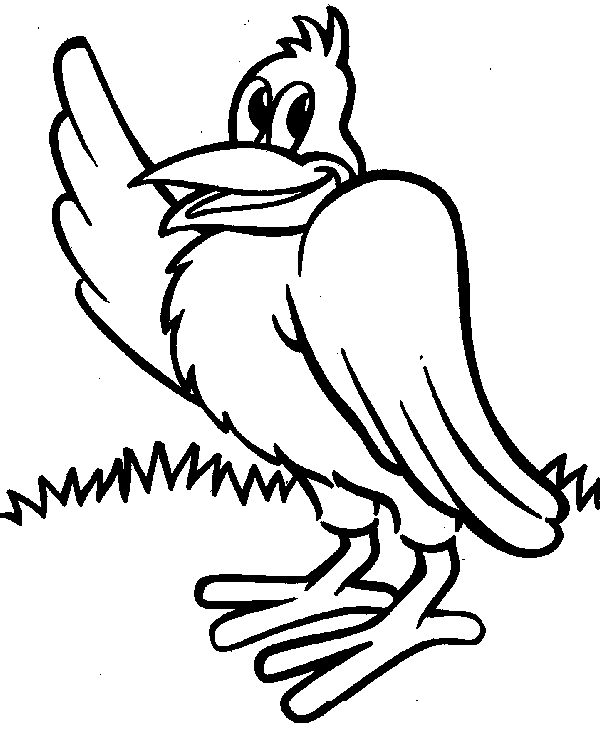 Dibujo para colorear: Aves (Animales) #12008 - Dibujos para Colorear e Imprimir Gratis