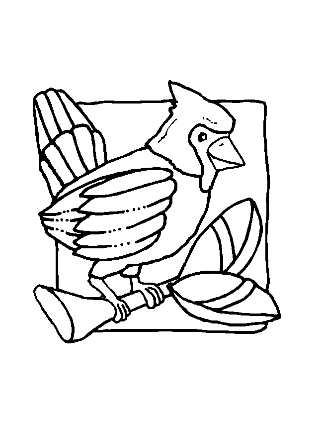 Dibujo para colorear: Aves (Animales) #12045 - Dibujos para colorear
