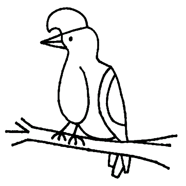 Dibujo para colorear: Aves (Animales) #12130 - Dibujos para colorear