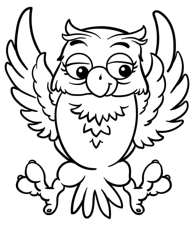Dibujo gratuito Búho #178794 de la coleccion Animales para imprimir