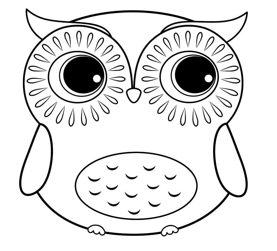 Dibujo gratuito Búho #217054 de la coleccion Animales para imprimir