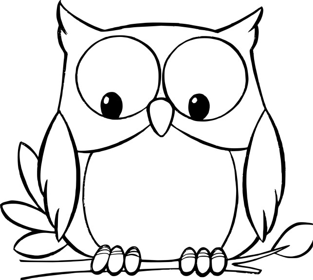 Dibujo para colorear: Búho (Animales) #8567 - Dibujos para Colorear e Imprimir Gratis