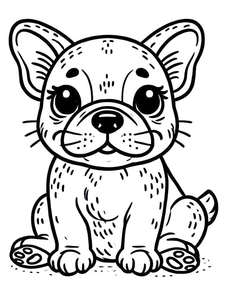 Dibujo gratuito Bulldog Francés #221201 de la coleccion Animales para imprimir