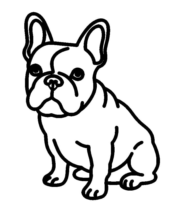 Dibujo gratuito Bulldog Francés #221208 de la coleccion Animales para imprimir