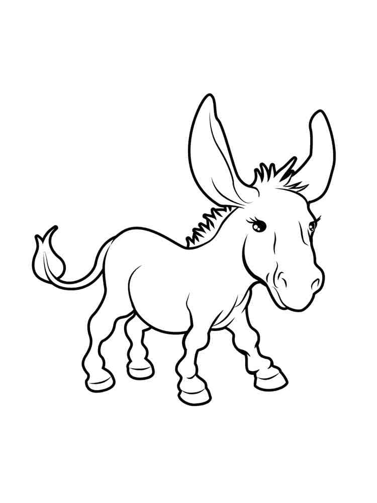 Dibujo gratuito Burro #197841 de la coleccion Animales para imprimir
