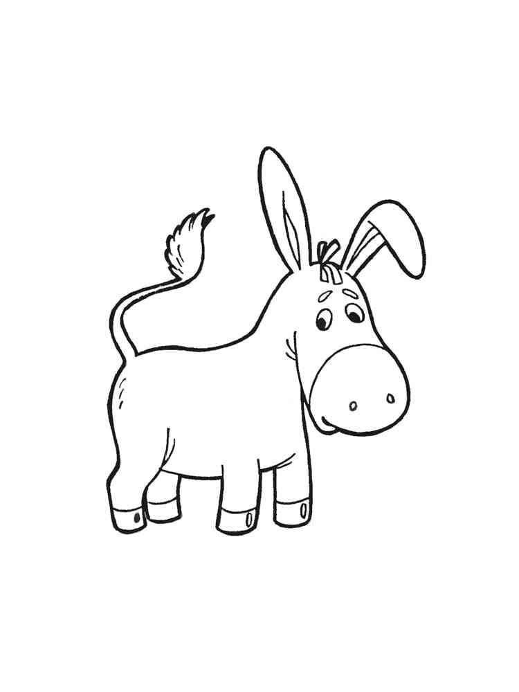Dibujo gratuito Burro #197846 de la coleccion Animales para imprimir