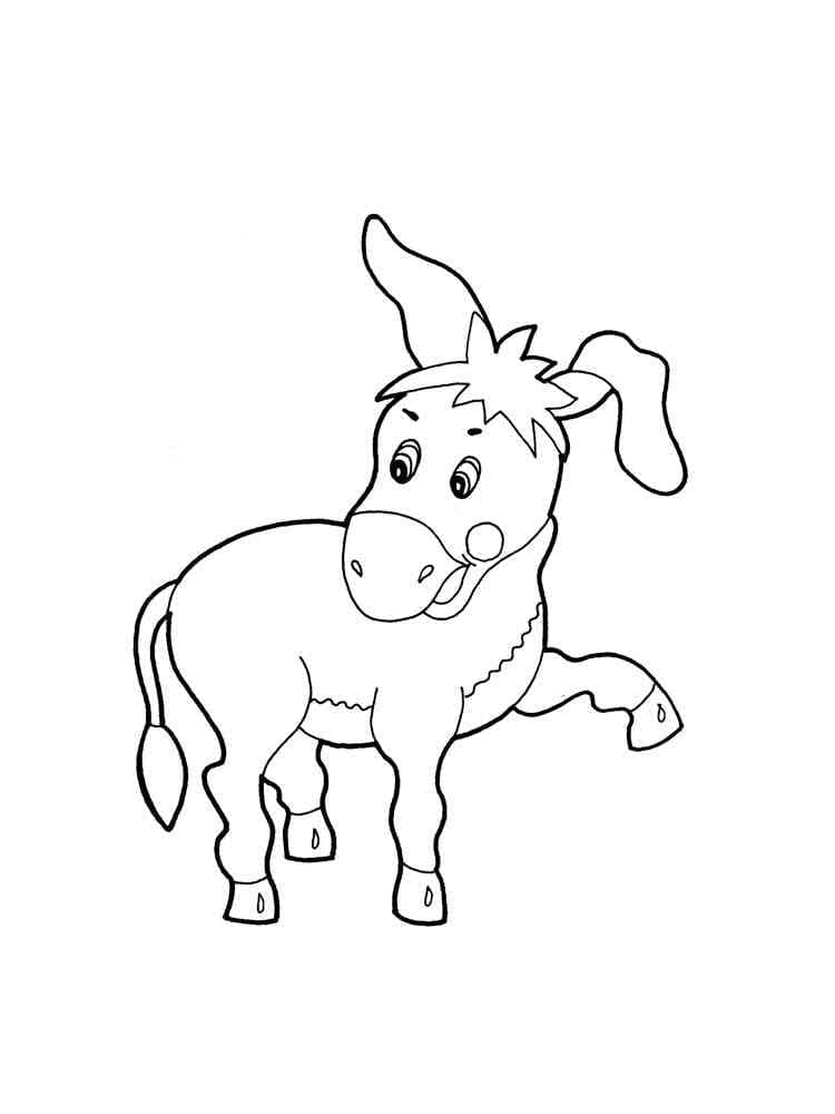 Dibujo gratuito Burro #197847 de la coleccion Animales para imprimir