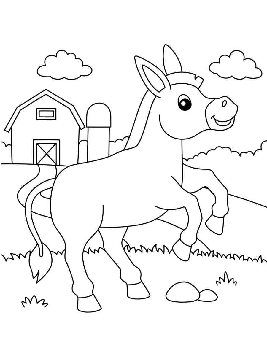 Dibujo gratuito Burro #197852 de la coleccion Animales para imprimir
