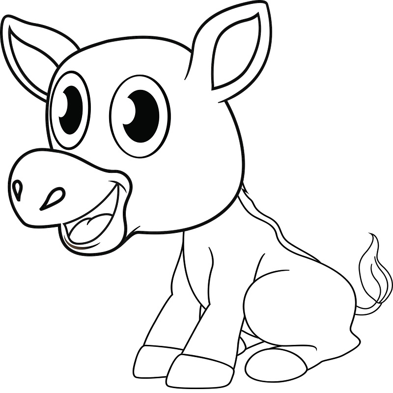 Dibujo gratuito Burro #197865 de la coleccion Animales para imprimir