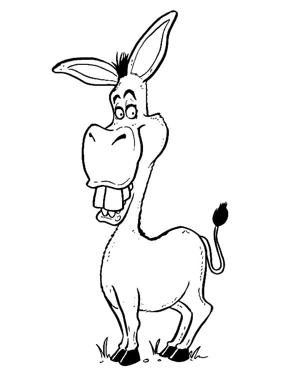 Dibujo gratuito Burro #197871 de la coleccion Animales para imprimir