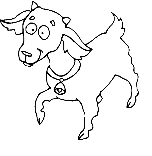 Dibujo para colorear: Cabra (Animales) #2476 - Dibujos para Colorear e Imprimir Gratis