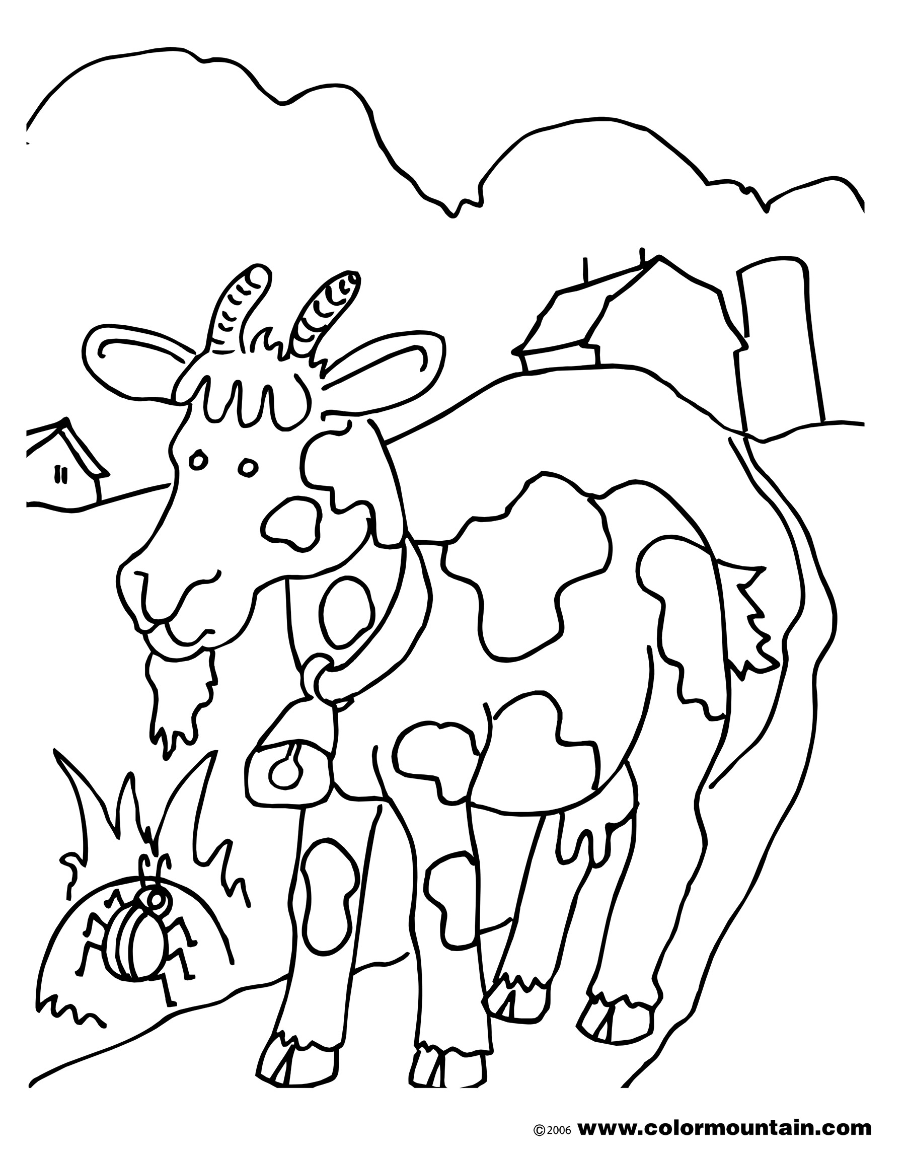 Dibujo para colorear: Cabra (Animales) #2481 - Dibujos para Colorear e Imprimir Gratis